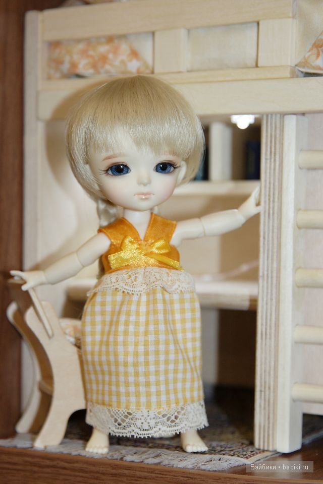 Lati Yellow, мебель для куклы своими руками, кровать для куклы, постельное белье, ночная рубашка