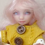 Продам авторскую шарнирную куклу Алёнку от Валентины Игнатьевой. 12 см