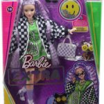 2022 Barbie Extra #18 Checker Coat Doll (HHN10)