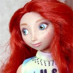 Мерида на теле Fashionistas Barbie #168