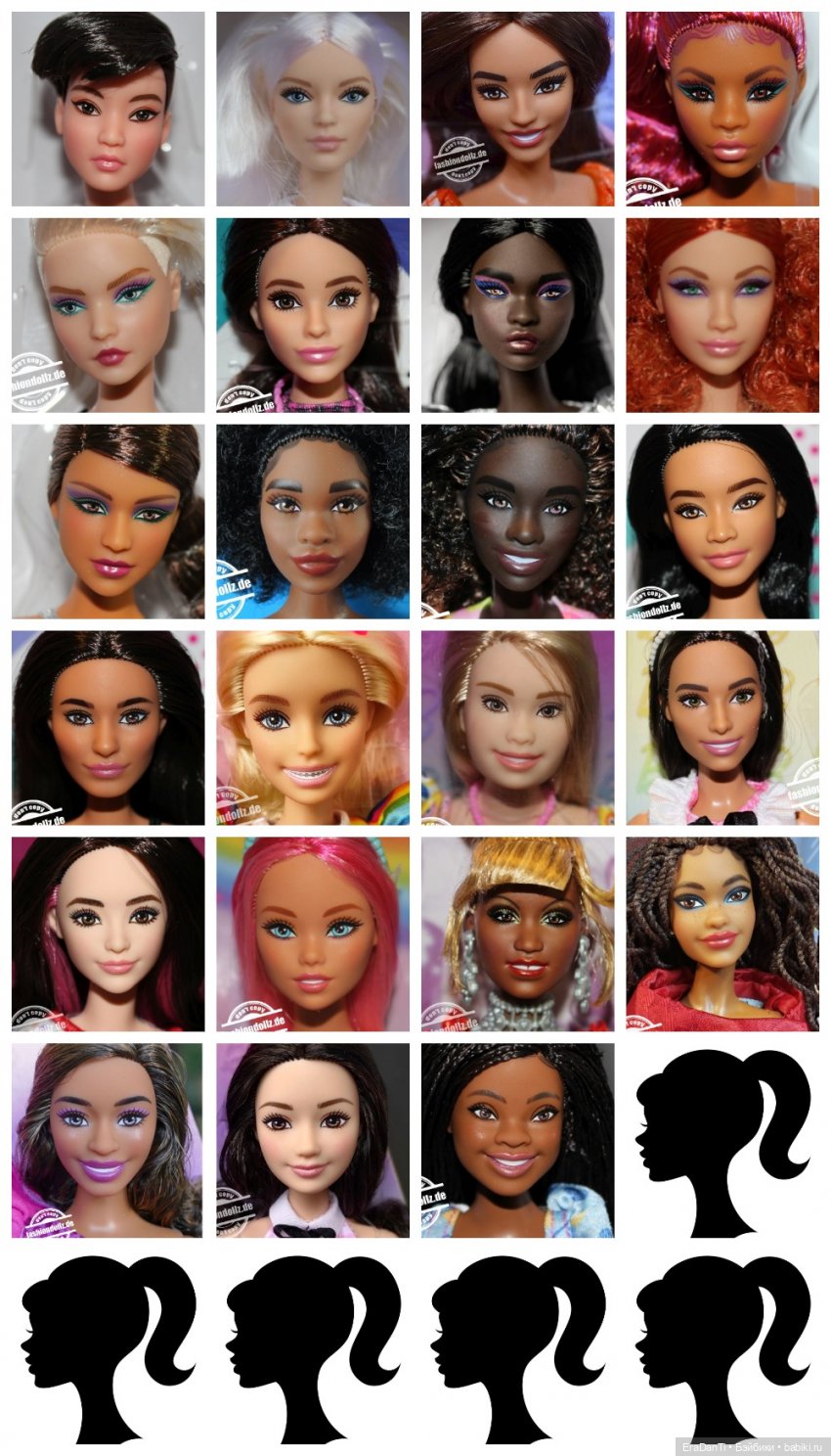 Каталог современных молдов Барби (с 2013 года по настоящее время) (фото 2)