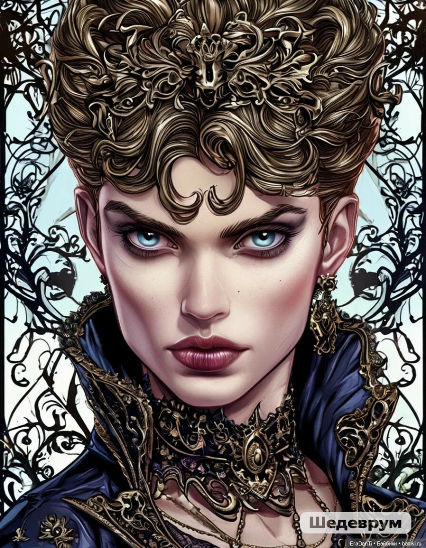 Готическая Барби 🧛🏼‍♀️🧛🏻‍♂️(нейросеть) (фото 2)