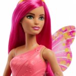 Dreamtopia Fairy Barbie Doll Single Pink Orange (JKB63)