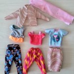 Лот для Барби одежда на курви пышку