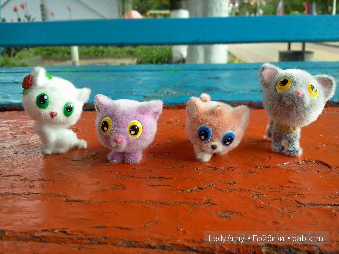 Котята в коробке — Интересные игрушки и фигурки (разное): редкие