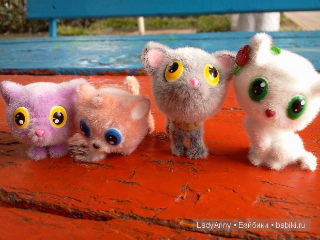 Котята в коробке — Интересные игрушки и фигурки (разное): редкие