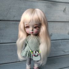 Кукла БЖД (BJD) - Парик для latidoll yellow и кукол с объемом головы 14 ...