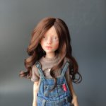 парики для Chimera, Иден 30 см, кукол Анна Шишкина, Ирина Татарникова  и др. с объемом 11.7-12 см