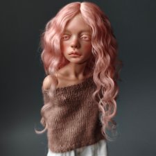 Парик на птичку Лору или кукол с размером головы 11 см