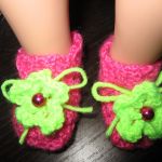 Первые вязалочки для куклы Готц Алисы