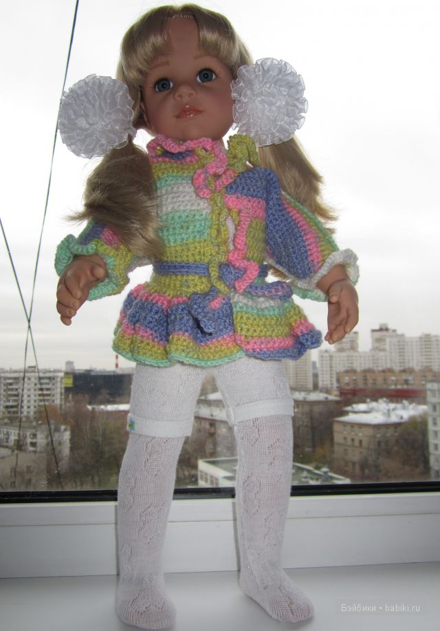 Мы вязали, мы вязали... Моя кукла Готц