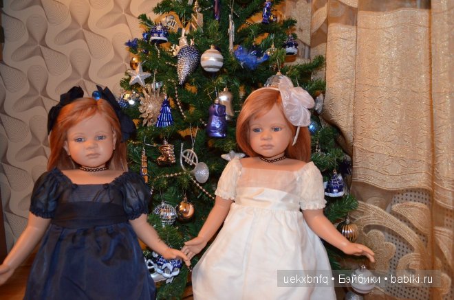 С Новым годом! Мои куклы Ruth Treffeisen