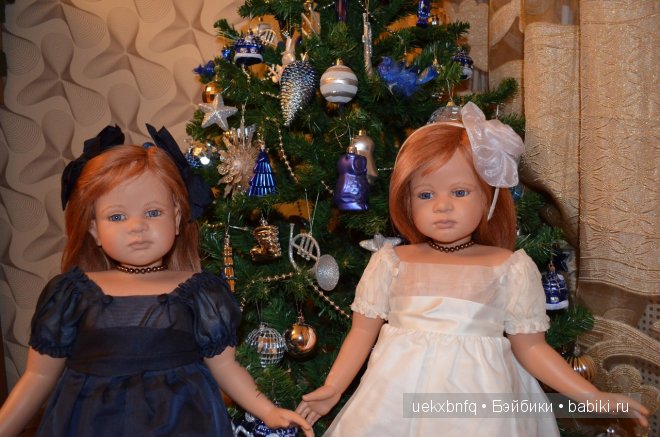 С Новым годом! Мои куклы Ruth Treffeisen