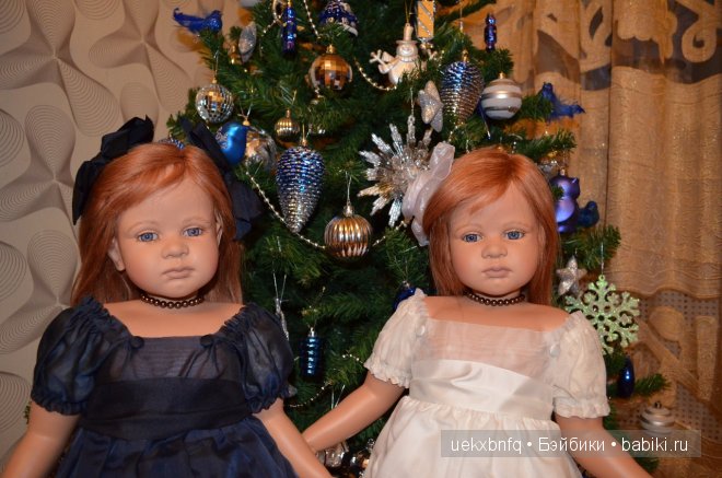С Новым годом! Мои куклы Ruth Treffeisen