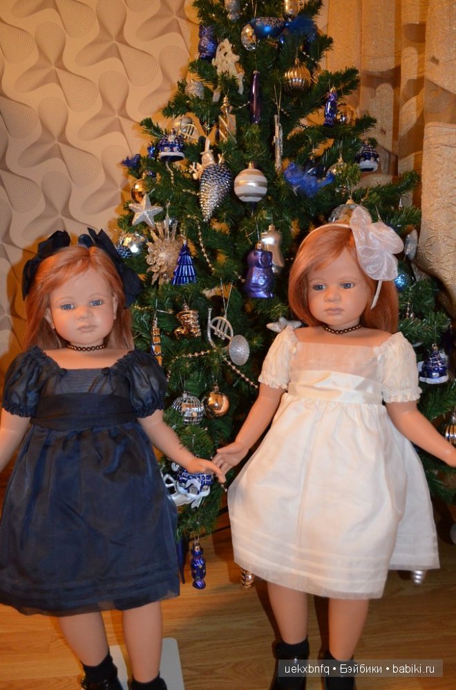 С Новым годом! Мои куклы Ruth Treffeisen