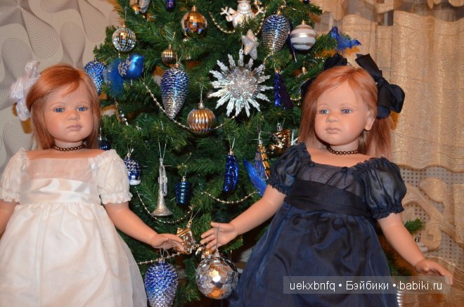 С Новым годом! Мои куклы Ruth Treffeisen (фото 9)