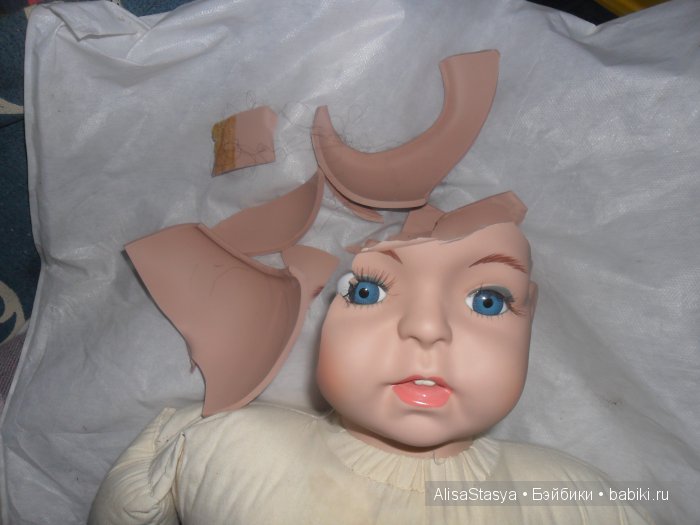 Гостья из прошлого. Реставрация фарфоровой куклы