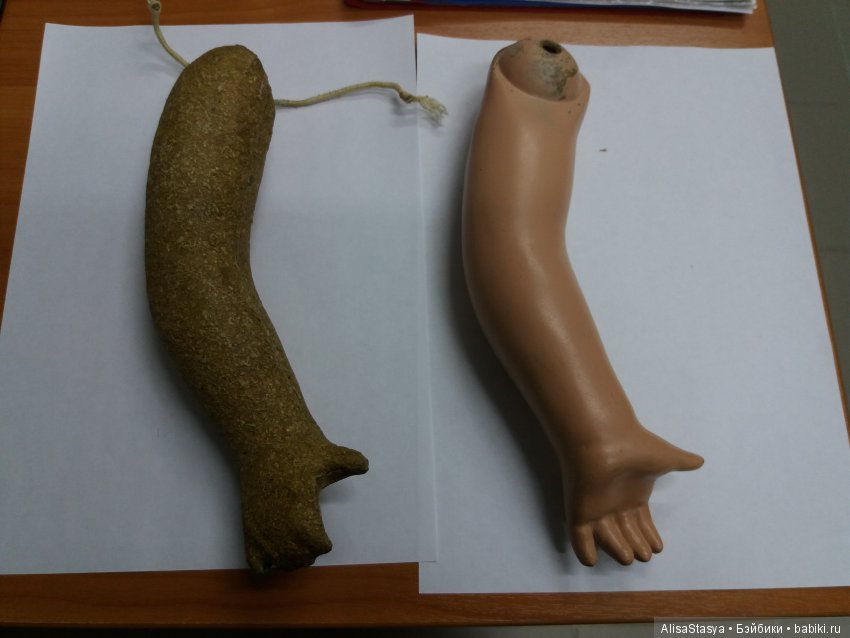 Глаза боятся а руки делают. Реставрация опилочной куклы (фото 4)