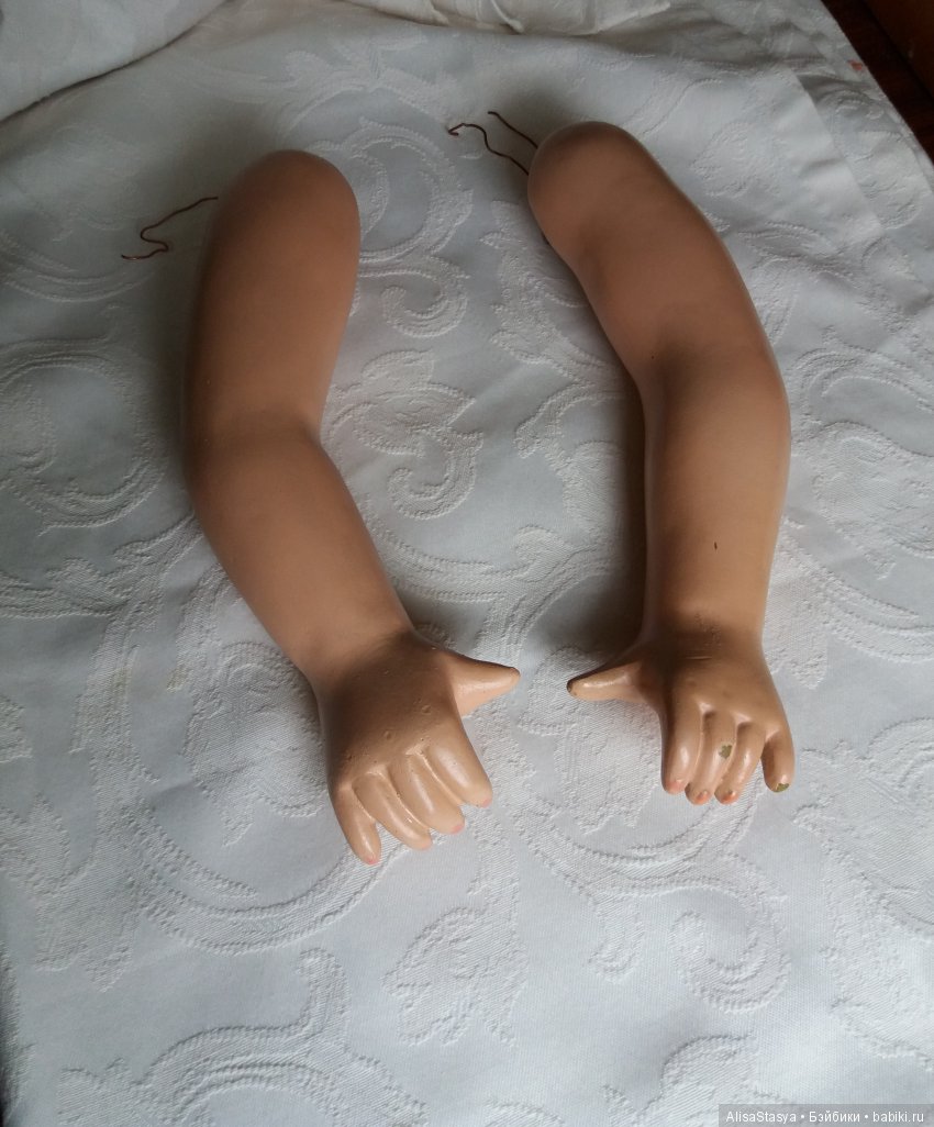 Глаза боятся а руки делают. Реставрация опилочной куклы (фото 5)