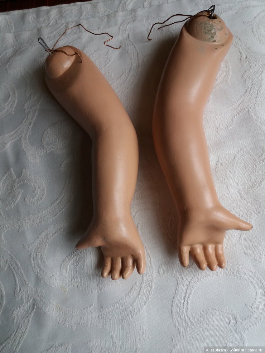 Глаза боятся а руки делают. Реставрация опилочной куклы (фото 6)