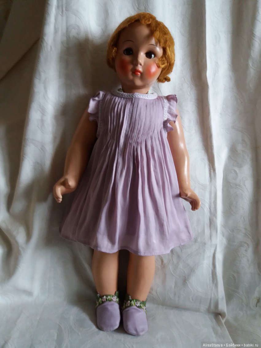 Глаза боятся а руки делают. Реставрация опилочной куклы (фото 7)