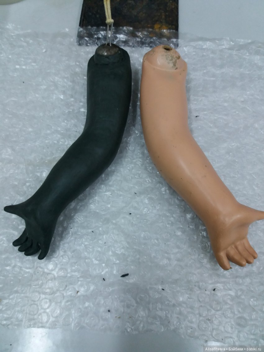 Глаза боятся а руки делают. Реставрация опилочной куклы