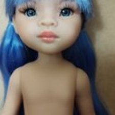 Кукла Лиу с голубыми волосами от Паола Рейна ( Paola Reina )