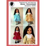 Выкройка платья с манишкой для кукол Готц 50 см на классическом теле (PDF)