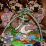 Развивающий коврик для куклы