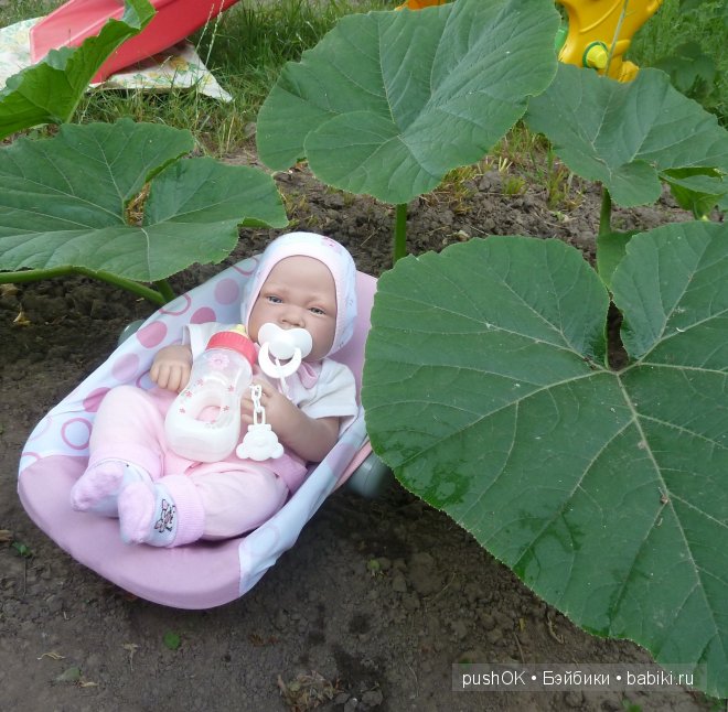 Евочка на даче — Куклы Antonio Juan (Антонио Хуан): реалистичные пупсы (фото 7)