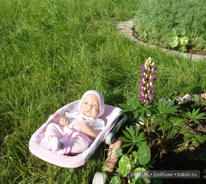 Евочка на даче — Куклы Antonio Juan (Антонио Хуан): реалистичные пупсы (фото 3)