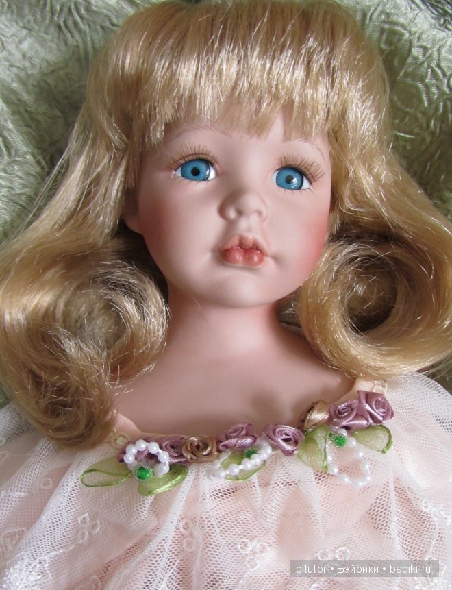 Новая жизнь ангелов. Фарфоровая кукла Аида, Angel collection (фото 3)