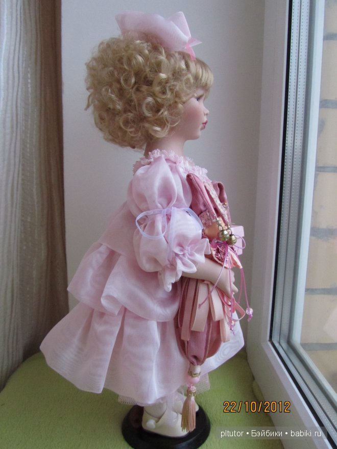 Новая жизнь ангелов. Фарфоровая кукла Аида, Angel collection (фото 5)