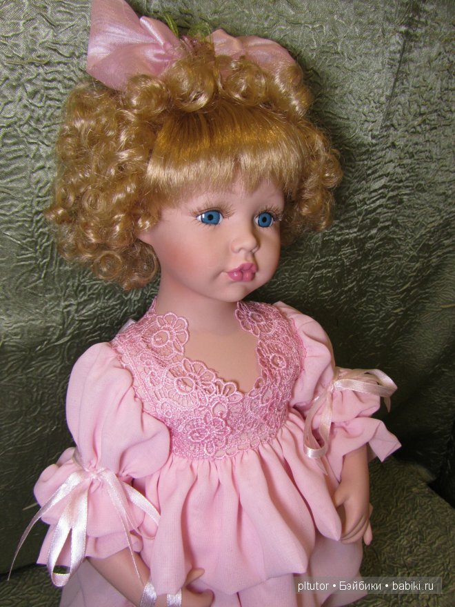 Новая жизнь ангелов. Фарфоровая кукла Аида, Angel collection (фото 8)