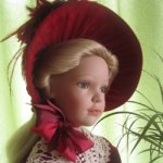 Фарфоровая кукла Ева - "реверанс позапрошлому веку"