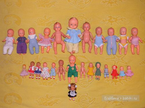 мои резиновые пупсята из ГДР