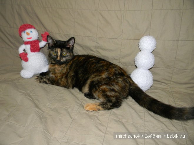 снеговик вязаный