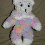 Медвежонок Соня, игрушка вязанная крючком