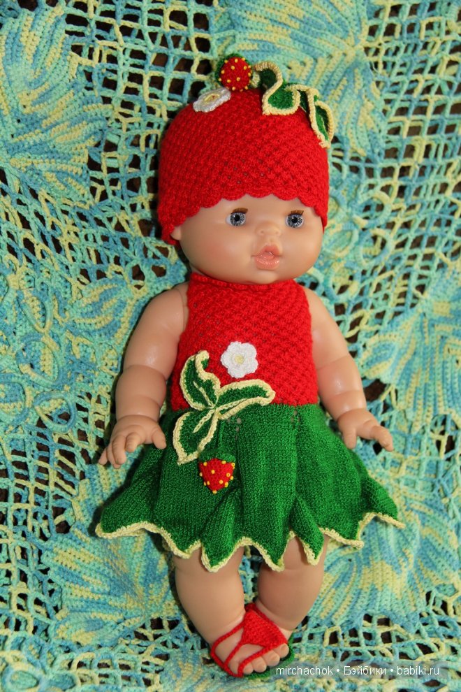 Клубничный Карнавал — Одежда и обувь для кукол своими руками: фото