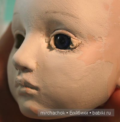 Как рождается красота. Примеры лепки и макияжа куклы своими руками