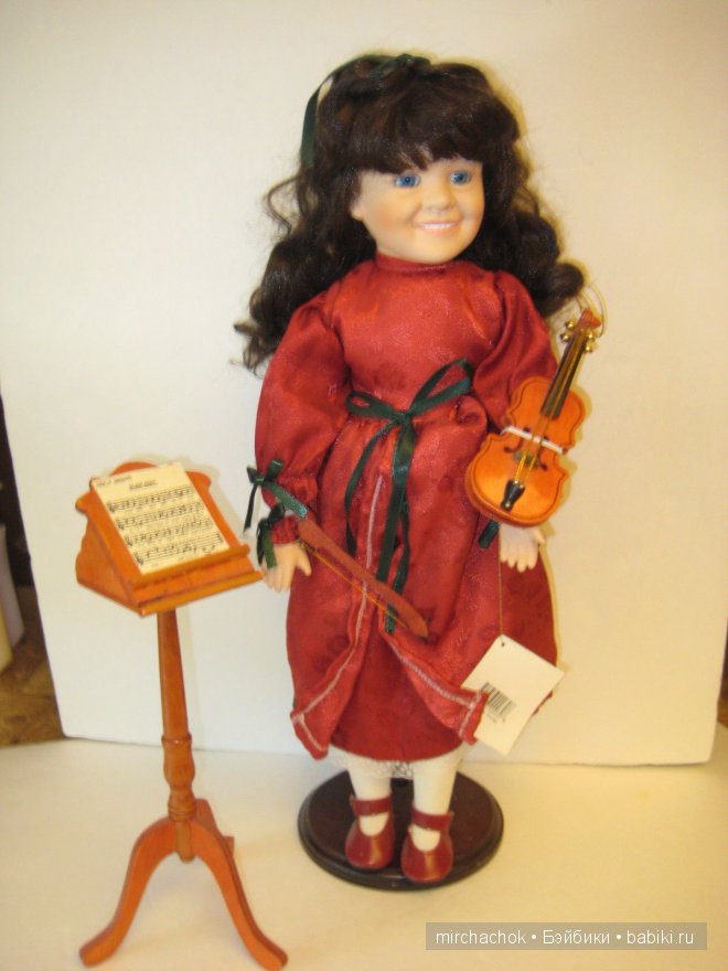 Урок игры на скрипке — Коллекционные куклы разных авторов (Разное): редкие бренды