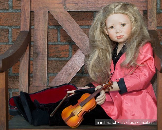 Урок игры на скрипке — Коллекционные куклы разных авторов (Разное): редкие бренды (фото 5)