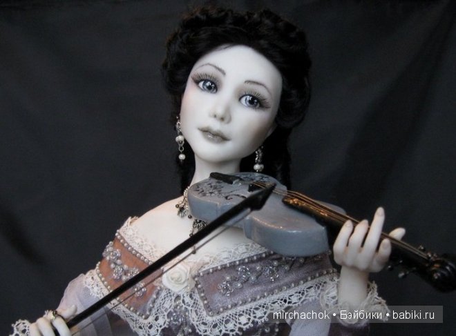 Урок игры на скрипке — Коллекционные куклы разных авторов (Разное): редкие бренды (фото 3)