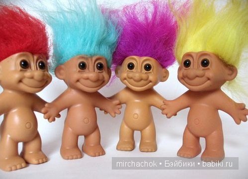 Тролль на удачу или — Игрушки Тролли (Trolls): винтажные Dam и Russ (фото 6)
