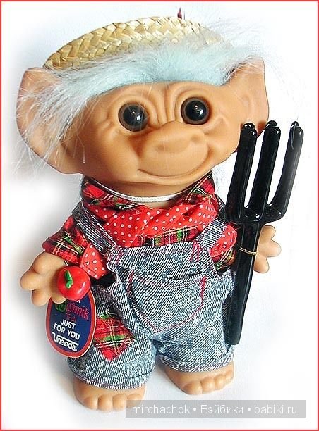 Тролль на удачу или — Игрушки Тролли (Trolls): винтажные Dam и Russ (фото 8)