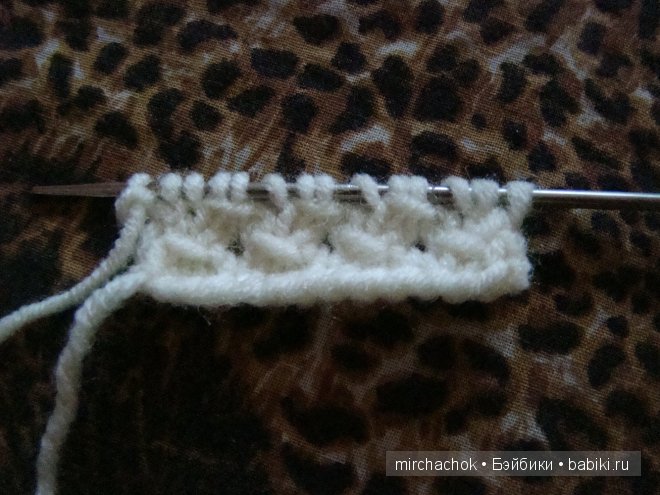 "Изба-вязальня" :) МК по вязанию спицами "снежинки"