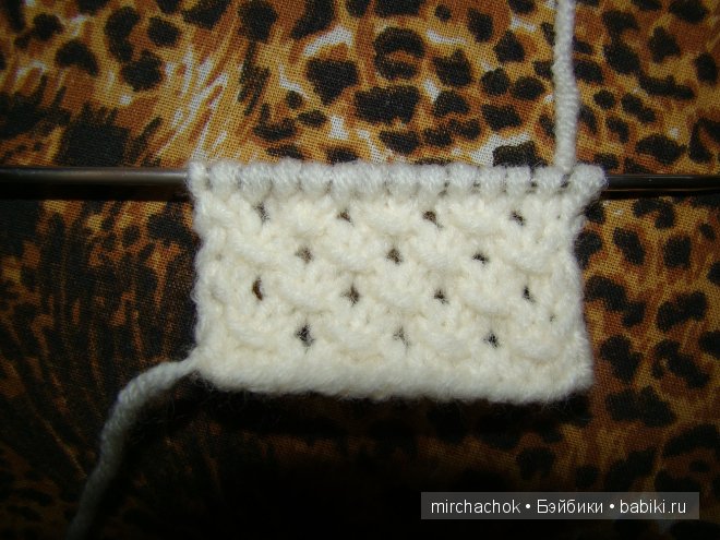 "Изба-вязальня" :) МК по вязанию спицами "снежинки"