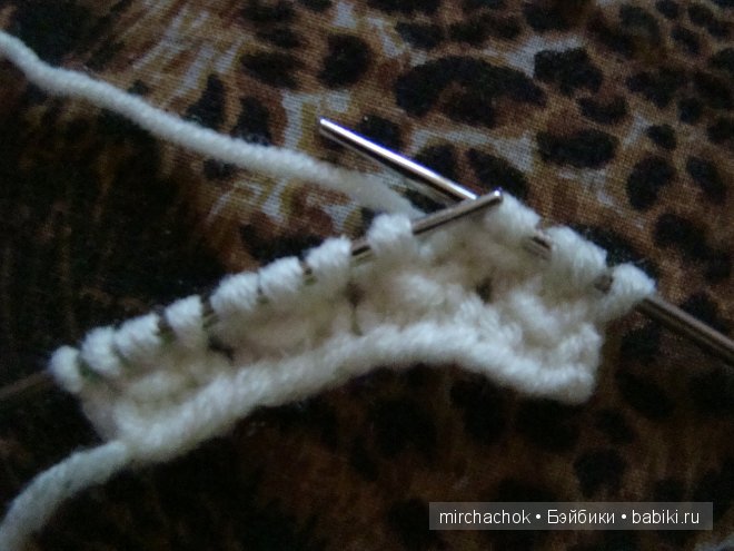 "Изба-вязальня" :) МК по вязанию спицами "снежинки"