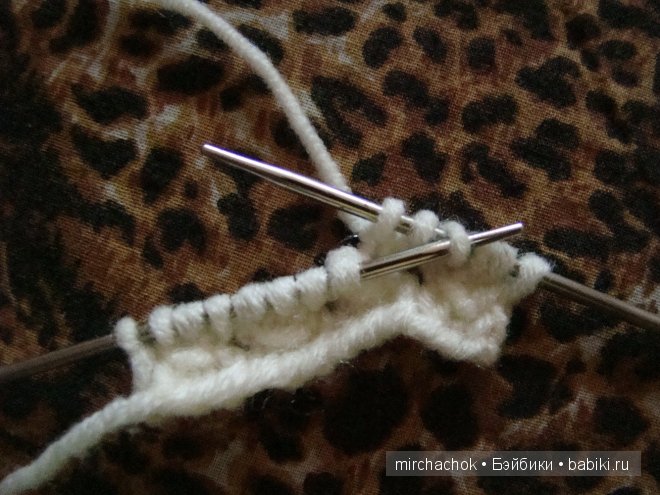 "Изба-вязальня" :) МК по вязанию спицами "снежинки"