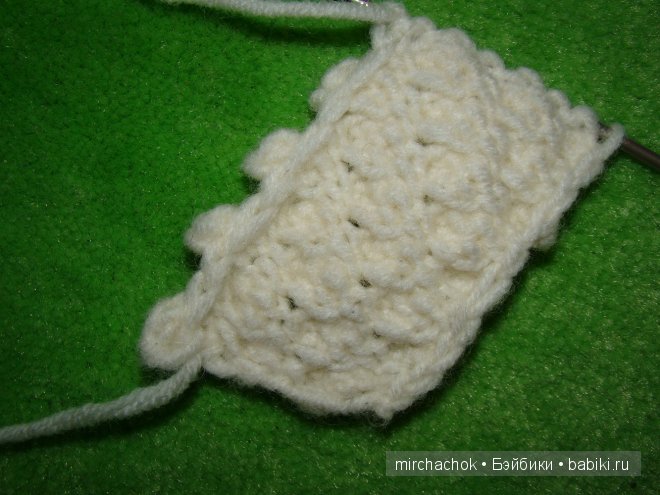 "Изба-вязальня" :) МК по вязанию спицами "шишечки"